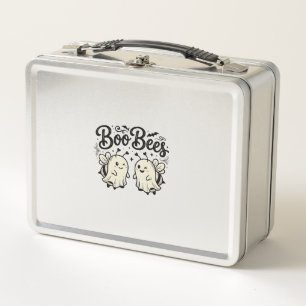 Boo Bees Vintage Halloween Geist Biene Design_1 Metall Brotdose