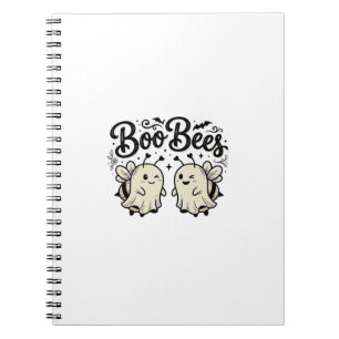 Boo Bees Vintage Halloween-Geist-Biene-Design_1 Notizblock