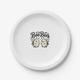 Boo Bees Vintage Halloween-Geist-Biene-Design_1 Pappteller