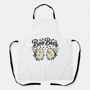 Boo Bees Vintage Halloween-Geist-Biene-Design_1 Schürze