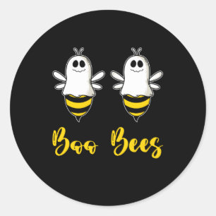 Boo Beez Bee Halloween Bees Runder Aufkleber