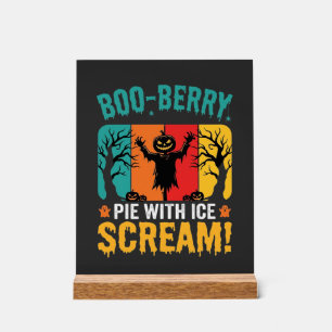 Boo-Berry-Pie-Halloween-Eiscreme-Design Acrylschild