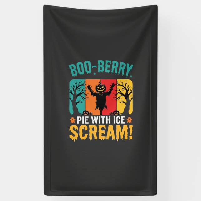 Boo-Berry-Pie-Halloween-Eiscreme-Design Banner (Vertikal)