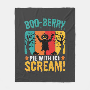 Boo-Berry-Pie-Halloween-Eiscreme-Design Fleecedecke