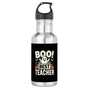 Boo Bester Lehrer Halloween-Geisterdesign_1 Edelstahlflasche