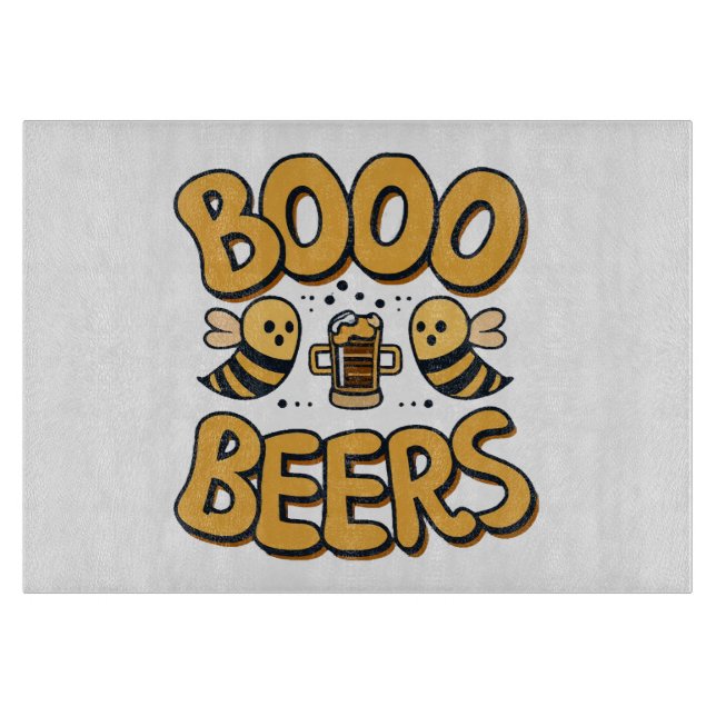 Boo Bienen Schneidebrett (Vorderseite)
