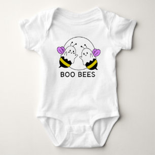 Boo Bienen Süße Geisterbiene Halloween-Wortspiel Baby Strampler