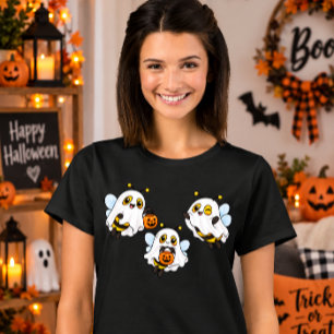Boo Bienen Süße Geisterbienen Halloween T-Shirt
