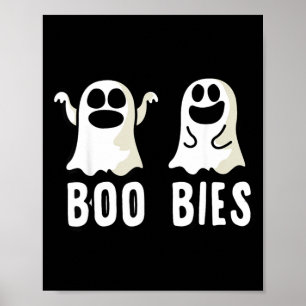 Boo-bies Geist Lustiges Halloween Poster