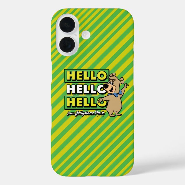 Boo-Boo Bear Hallo Hallo Hallo Von Jellystone Case-Mate iPhone Hülle (Rückseite)