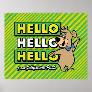 Boo-Boo Bear Hallo Hallo Hallo Von Jellystone Poster