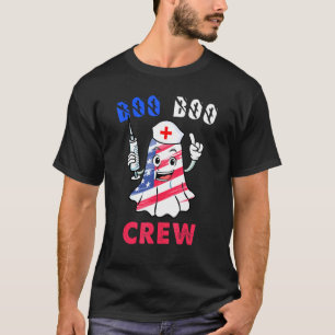 Boo Boo Crew American Flag 4. Juli USA Krankenschw T-Shirt