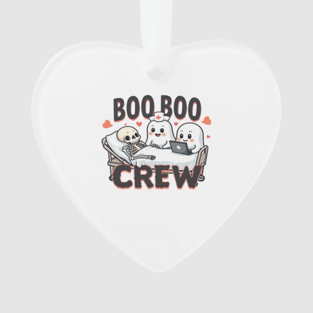 Boo Boo Crew Cute Halloween Nurse Ghosts Essential Ornament (Vorderseite)