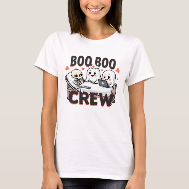 Boo Boo Crew Cute Halloween Nurse Ghosts Essential T-Shirt (Vorderseite)