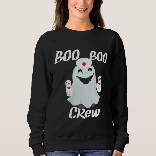 Boo Boo Crew EMT Paramedic and Nurse Sweatshirt (Vorderseite)