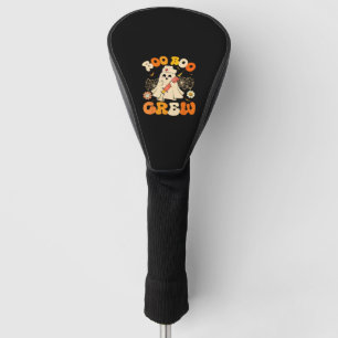 Boo Boo Crew Funny Ghost for Nurse, Retro Hallowee Golf Headcover