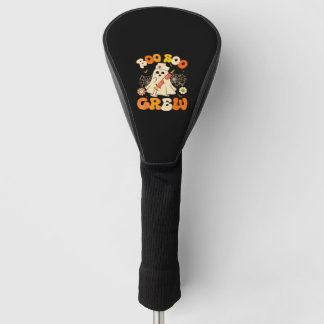 Boo Boo Crew Funny Ghost for Nurse, Retro Hallowee Golf Headcover