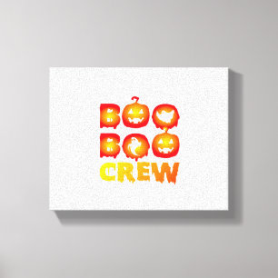 Boo Boo Crew - Funny Halloween Nurse Ghosts Medica Leinwanddruck