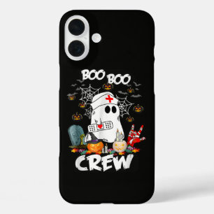 Boo Boo Crew Geist Krankenschwester Halloween Grus iPhone 16 Plus Hülle