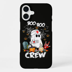 Boo Boo Crew Geist Krankenschwester Halloween Grus iPhone 16 Plus Hülle