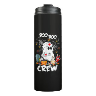 Boo Boo Crew Geist Krankenschwester Halloween Grus Thermosbecher