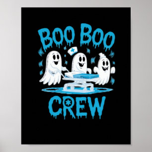 Boo Boo Crew Geist Paramedic Krankenschwester Hall Poster