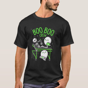 Boo Boo Crew Ghost Doctor Paramedic EMT Nurse Hall T-Shirt