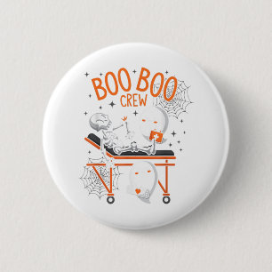 Boo Boo Crew Ghost Doctor Paramedic Nurse Hall Button
