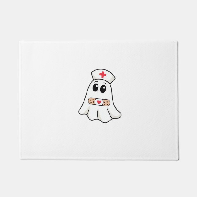 BOO BOO CREW Ghost Nurse Funny Halloween Essential Fußmatte (Vorderseite)