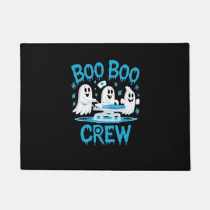 Boo Boo Crew Ghost Paramedic Nurse Halloween Essen Fußmatte