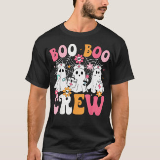 Boo Boo Crew Gruselkrankenschwester Gespenst Pfleg T-Shirt