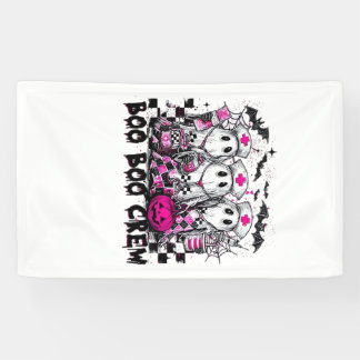 Boo Boo Crew Halloween Krankenschwester Classic T- Banner