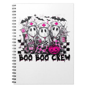 Boo Boo Crew Halloween Krankenschwester Classic T- Notizblock