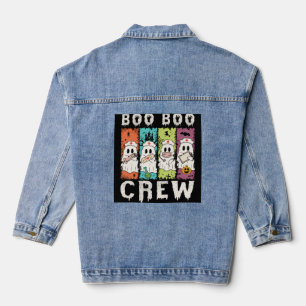 Boo Boo Crew Halloween Krankenschwester Jeansjacke