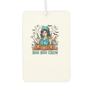 Boo Boo Crew Halloween Krankenschwester mit Spritz Autolufterfrischer