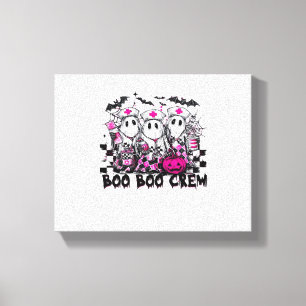 Boo Boo Crew Halloween Nurse Classic T - Shirt Leinwanddruck