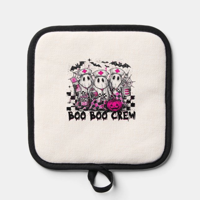 Boo Boo Crew Halloween Nurse Classic T-Shirt Topflappen (Vorderseite)