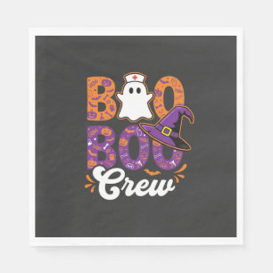 Boo Boo Crew Halloween-Nurse-Geister-Design Serviette