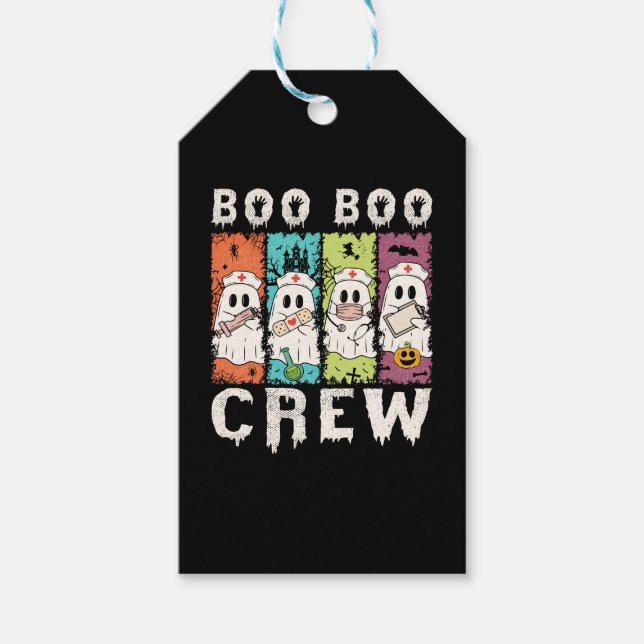 Boo Boo Crew Halloween Nurse Geschenkanhänger (Vorderseite)