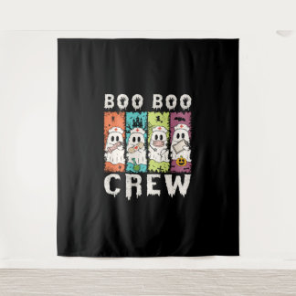 Boo Boo Crew Halloween Nurse Wandteppich