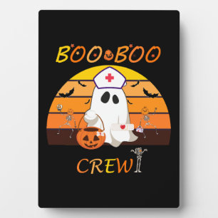 Boo Boo Crew Krankenpfleger Shirts Halloween Krank Fotoplatte