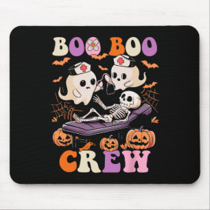 Boo Boo Crew Krankenschwester Halloween Geist Skel Mousepad