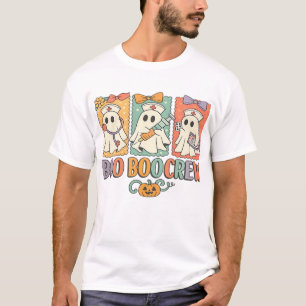 Boo Boo Crew Krankenschwester Halloween-Shirt Kran T-Shirt
