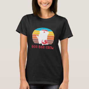 Boo Boo Crew Krankenschwester Lustiger Geist Hallo T-Shirt
