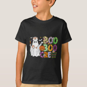 Boo Boo Crew Krankenschwester Lustiger Geist Pumki T-Shirt