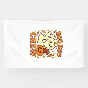 Boo Boo Crew Krankenschwester Lustiges Halloween-G Banner