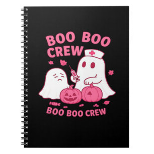 Boo Boo Crew Krankenschwester Lustiges Halloween-G Notizblock