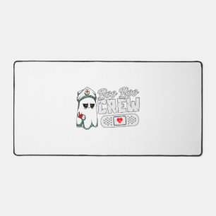 Boo Boo Crew Krankenschwester Lustiges Halloween G Schreibtischunterlage
