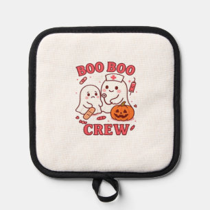 Boo Boo Crew Krankenschwester Lustiges Halloween-G Topflappen