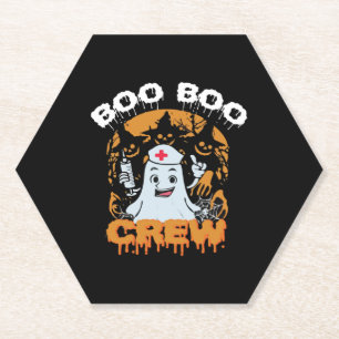 Boo Boo Crew Krankenschwester Lustiges Halloween Untersetzer